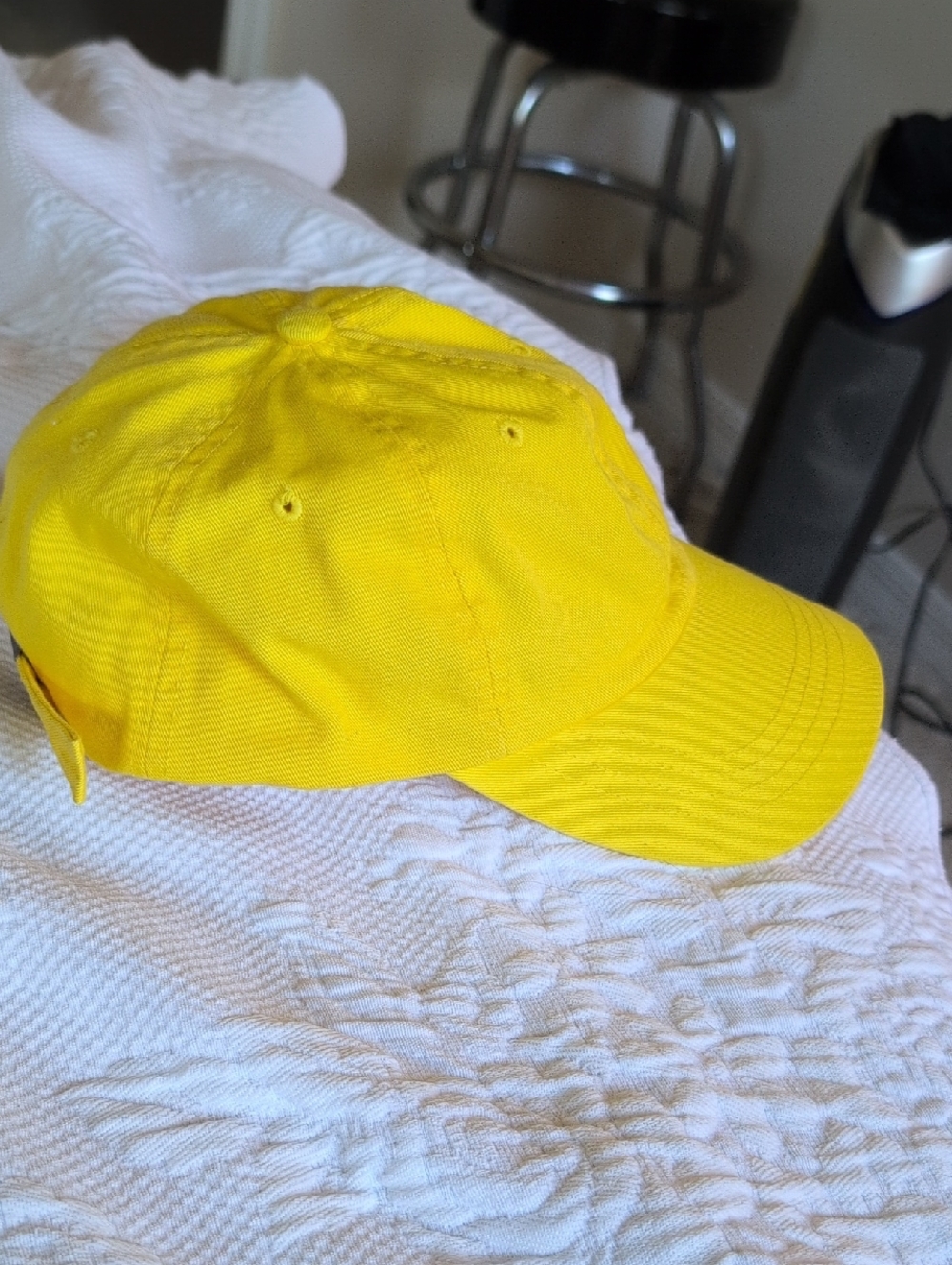 Bright Yellow Baseball Cap
